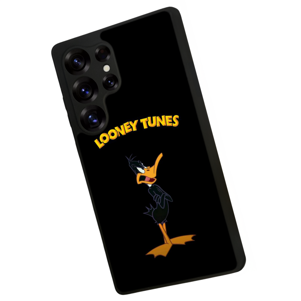 Samsung Galaxy S25 Ultra Uyumlu Daffy duck Tasarımlı Glossy Premium Kılıf