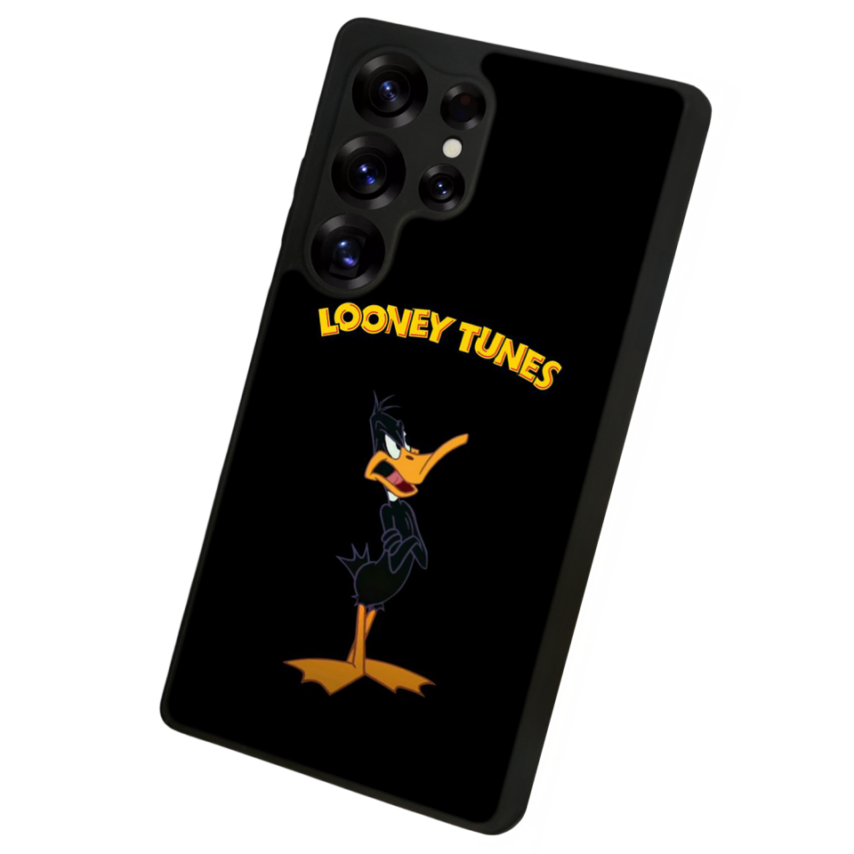 Samsung Galaxy S25 Ultra Uyumlu Daffy duck Tasarımlı Glossy Premium Kılıf