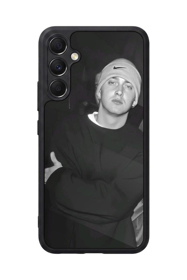 Samsung Galaxy M34 Uyumlu Eminem Tasarımlı Glossy Premium Kılıf