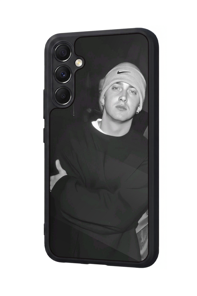 Samsung Galaxy M34 Uyumlu Eminem Tasarımlı Glossy Premium Kılıf