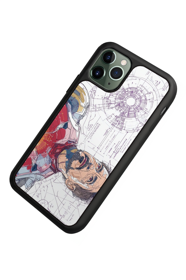 iPhone 11 Pro Uyumlu Iron Man ( Demir Adam ) Tasarımlı Glossy Premium Kılıf