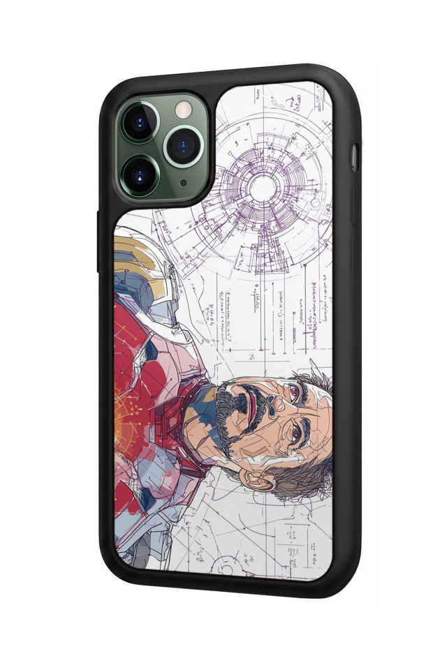iPhone 11 Pro Uyumlu Iron Man ( Demir Adam ) Tasarımlı Glossy Premium Kılıf