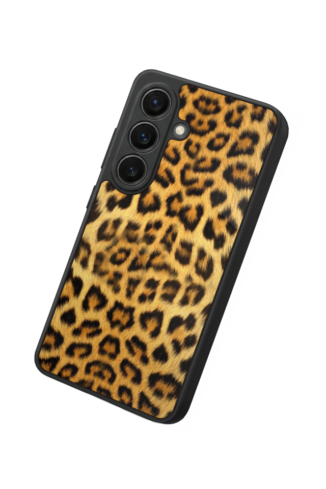 Samsung Galaxy S26 Uyumlu Leopar Tasarımlı Glossy Premium Kılıf
