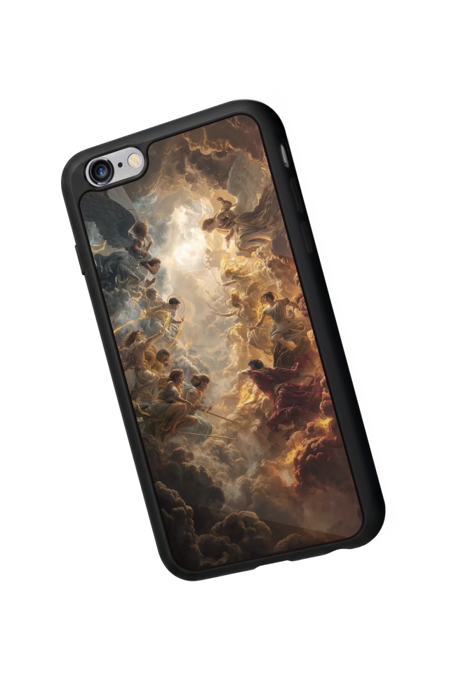 iPhone 6s Plus Uyumlu Melek Tasarımlı Glossy Premium Kılıf