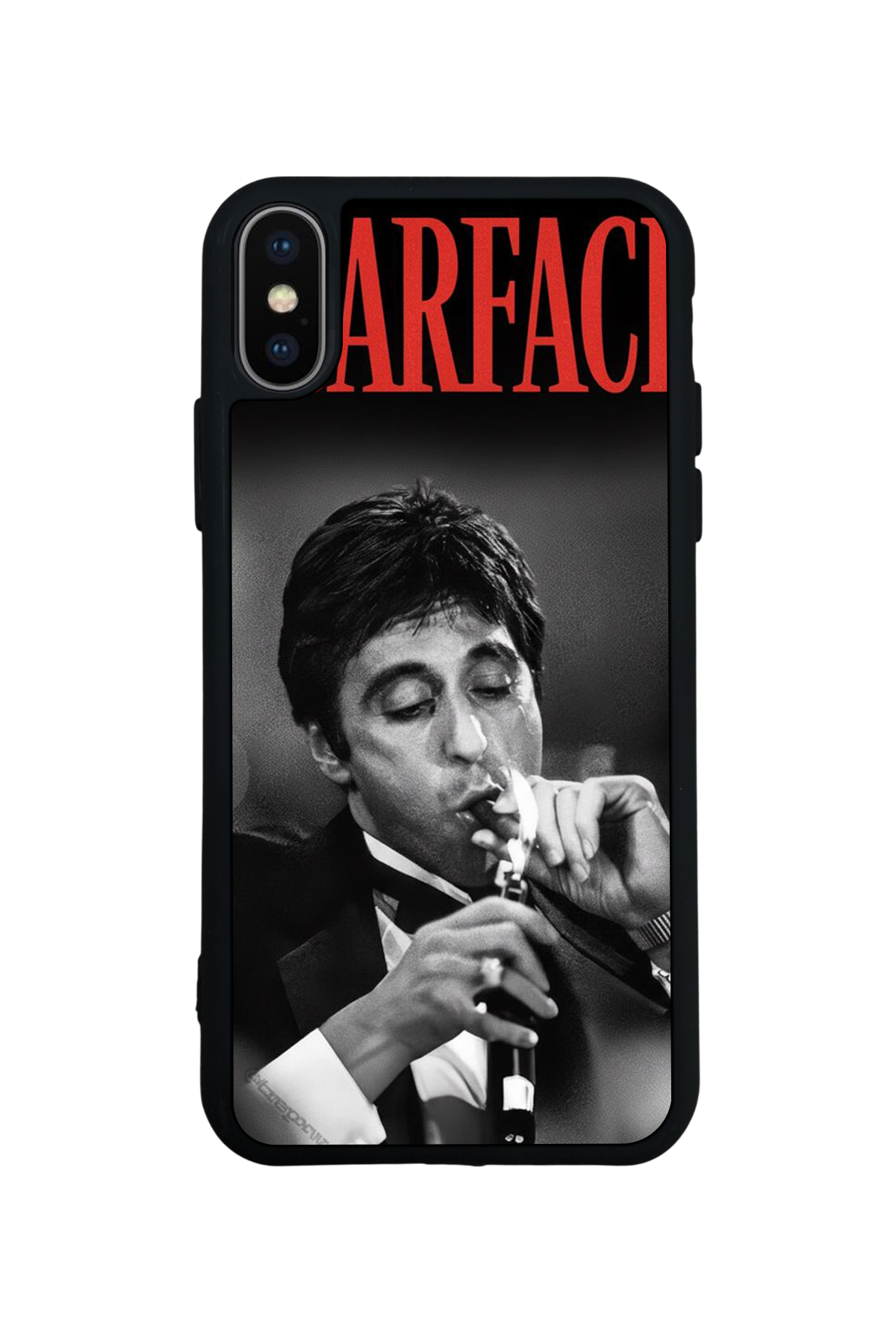 iPhone X/ XS Uyumlu Scarface Tasarımlı Glossy Premium Kılıf
