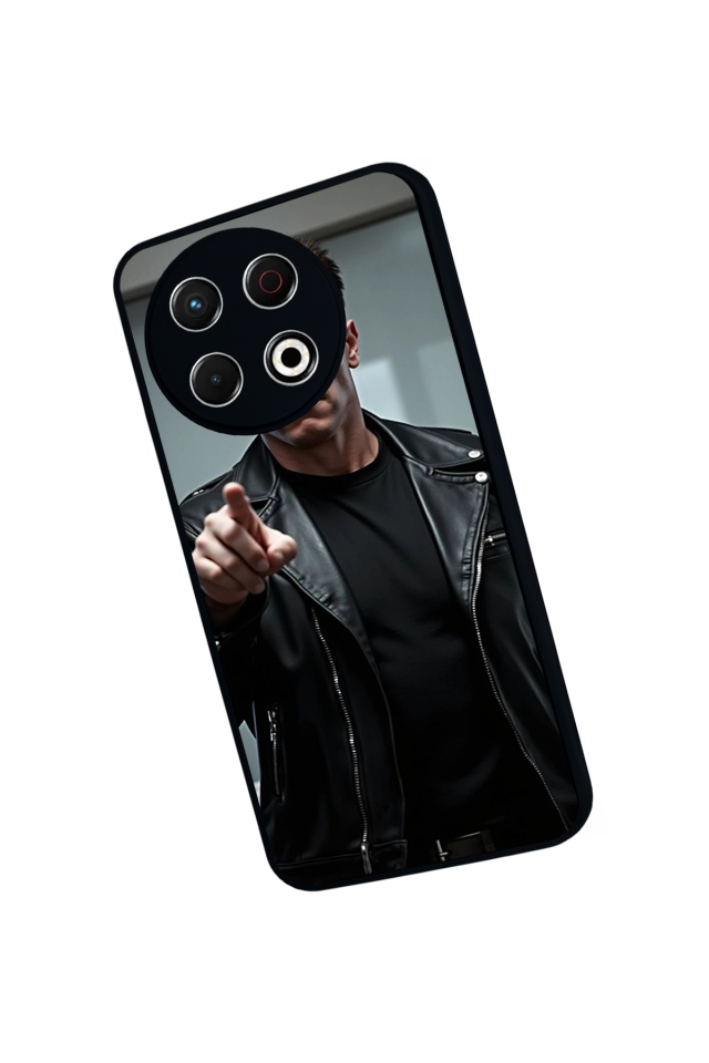 Tecno Spark 30 Pro Uyumlu Rocky Tasarımlı Glossy Premium Kılıf