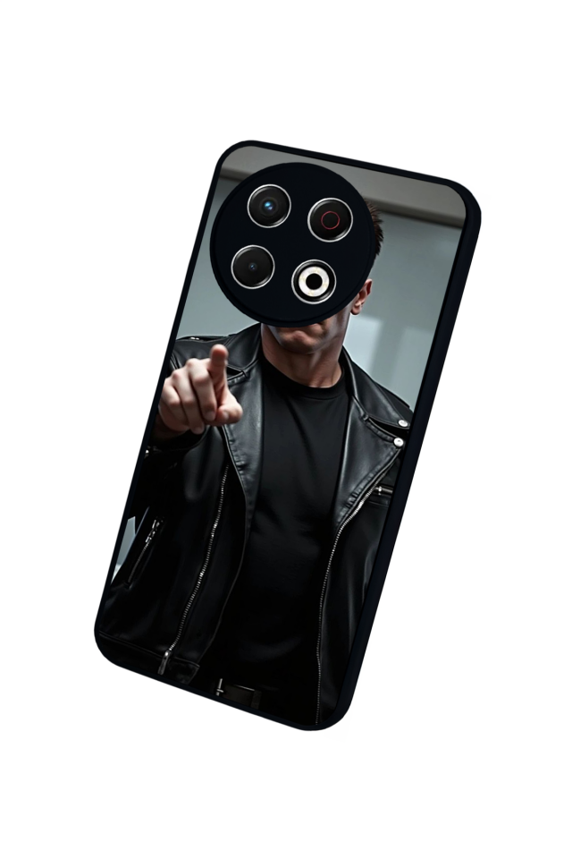 Tecno Spark 30 Pro Uyumlu Rocky Tasarımlı Glossy Premium Kılıf