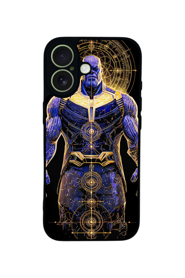 iPhone 17 Uyumlu Thanos Tasarımlı Glossy Premium Kılıf