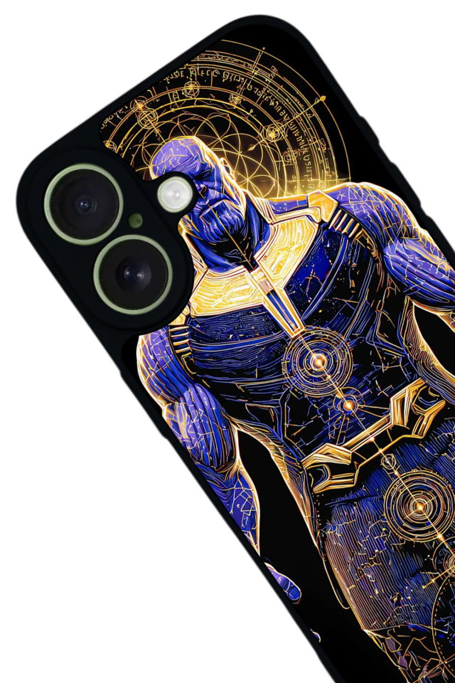 iPhone 17 Uyumlu Thanos Tasarımlı Glossy Premium Kılıf