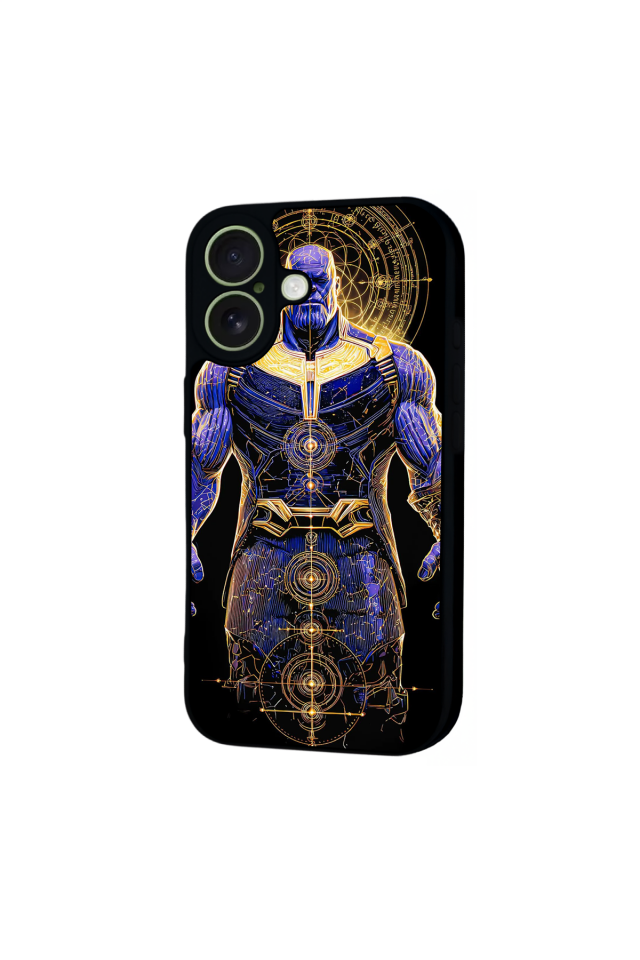 iPhone 17 Uyumlu Thanos Tasarımlı Glossy Premium Kılıf