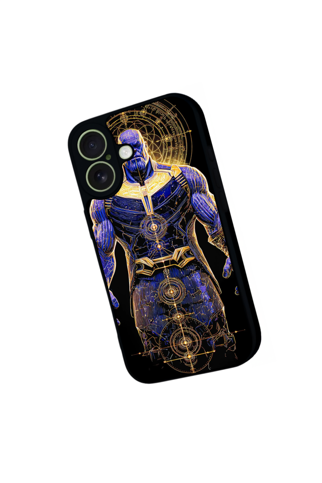 iPhone 17 Uyumlu Thanos Tasarımlı Glossy Premium Kılıf