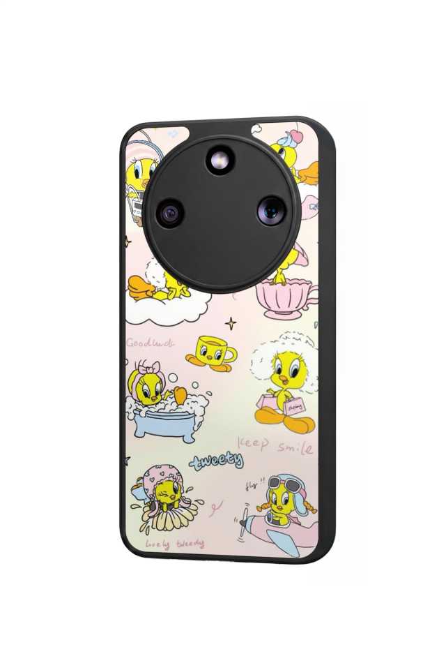Honor Magic 8 Lite Uyumlu Tweety Tasarımlı Glossy Premium Kılıf