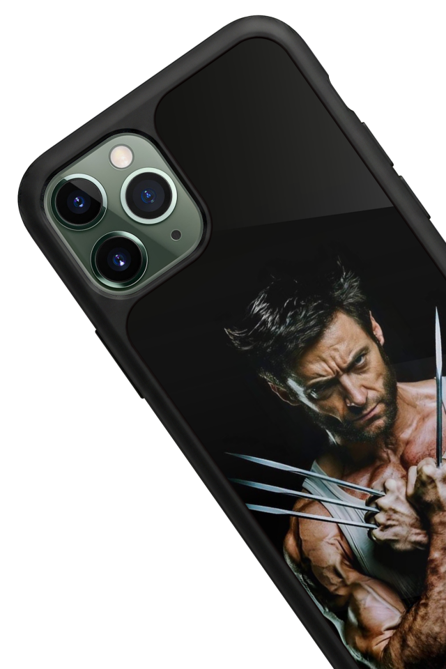 iPhone 11 Pro Max Uyumlu Wolverine Tasarımlı Glossy Premium Kılıf