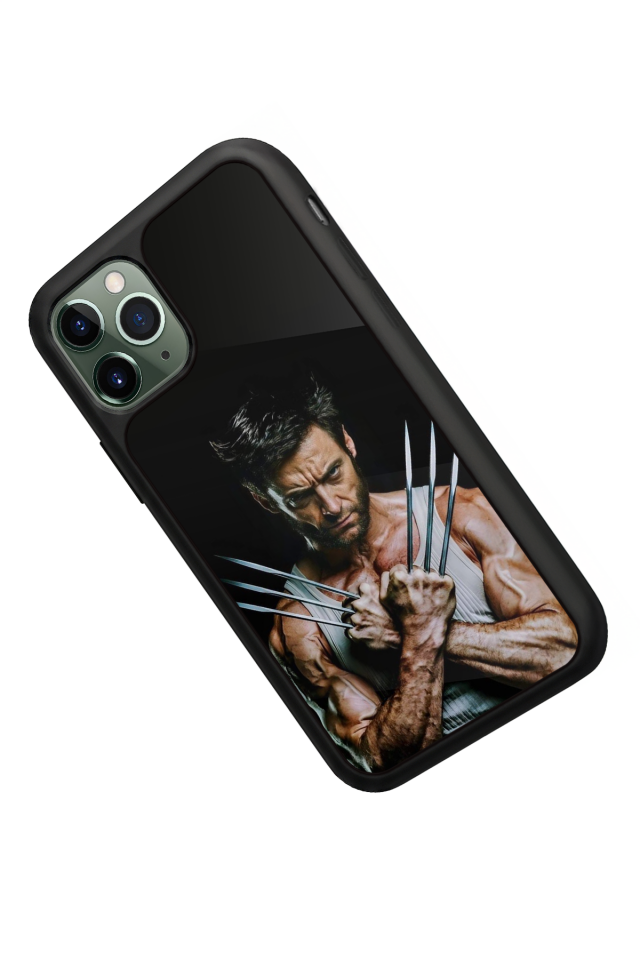 iPhone 11 Pro Max Uyumlu Wolverine Tasarımlı Glossy Premium Kılıf