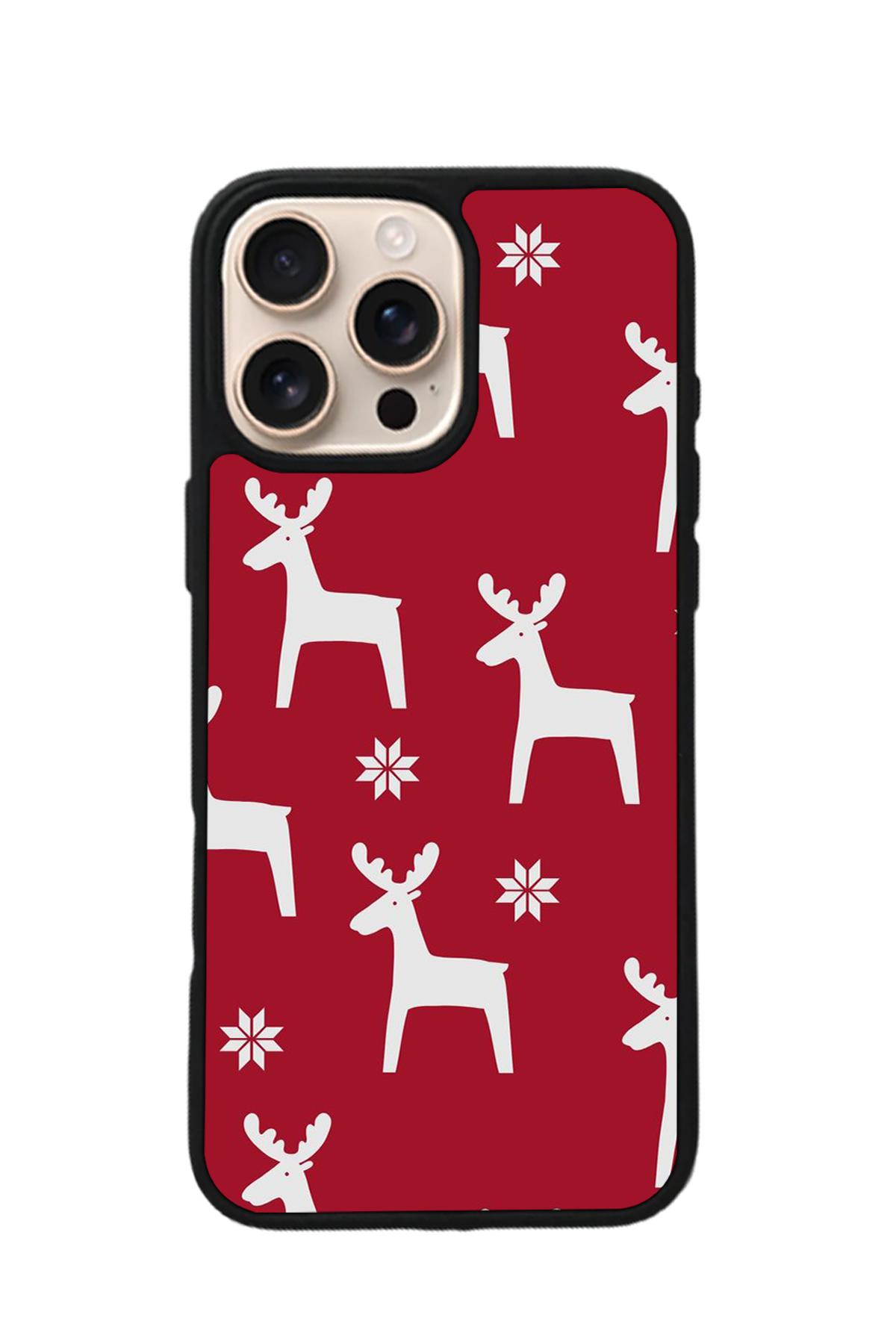 iPhone 15 Pro Uyumlu Yilbasi Christmas Tasarımlı Glossy Premium Kılıf