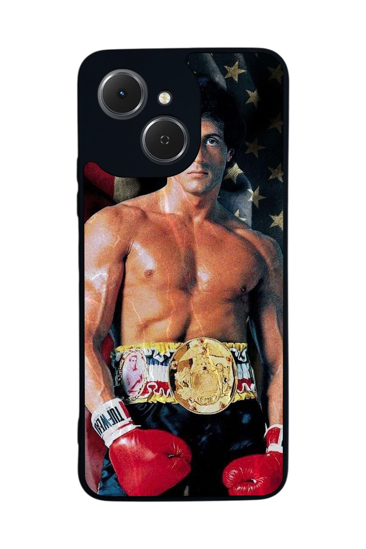 Tecno Spark 40C Uyumlu Rocky Tasarımlı Glossy Premium Kılıf