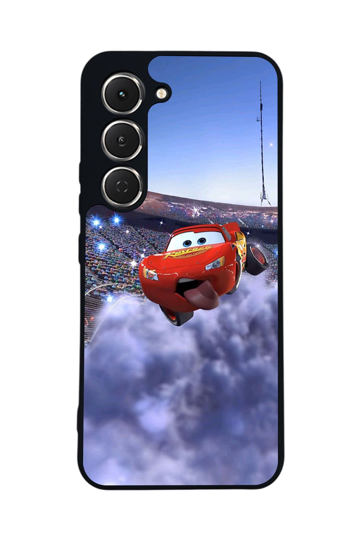 Tecno Spark 40 Pro Uyumlu Şimsek McQueen Tasarımlı Glossy Premium Kılıf