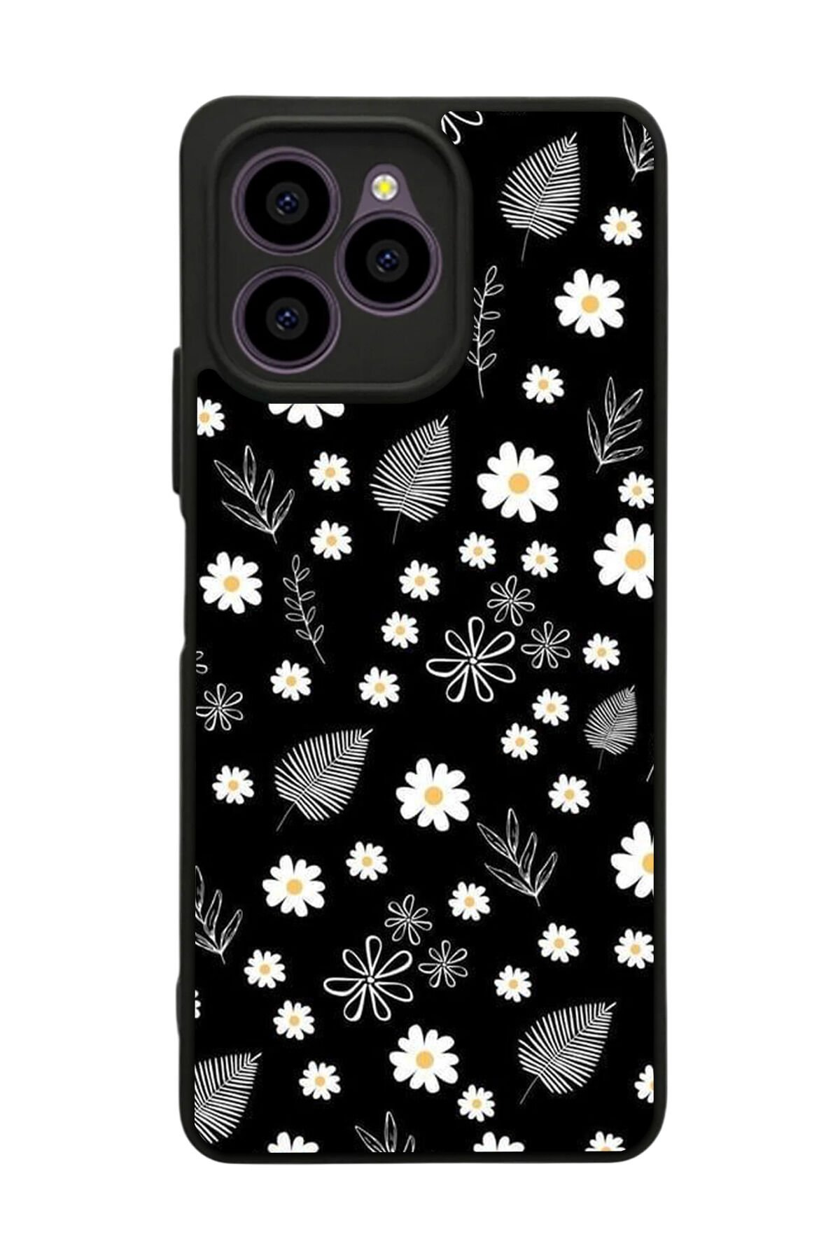 Omix X6 Uyumlu Floral Tasarımlı Glossy Premium Kılıf