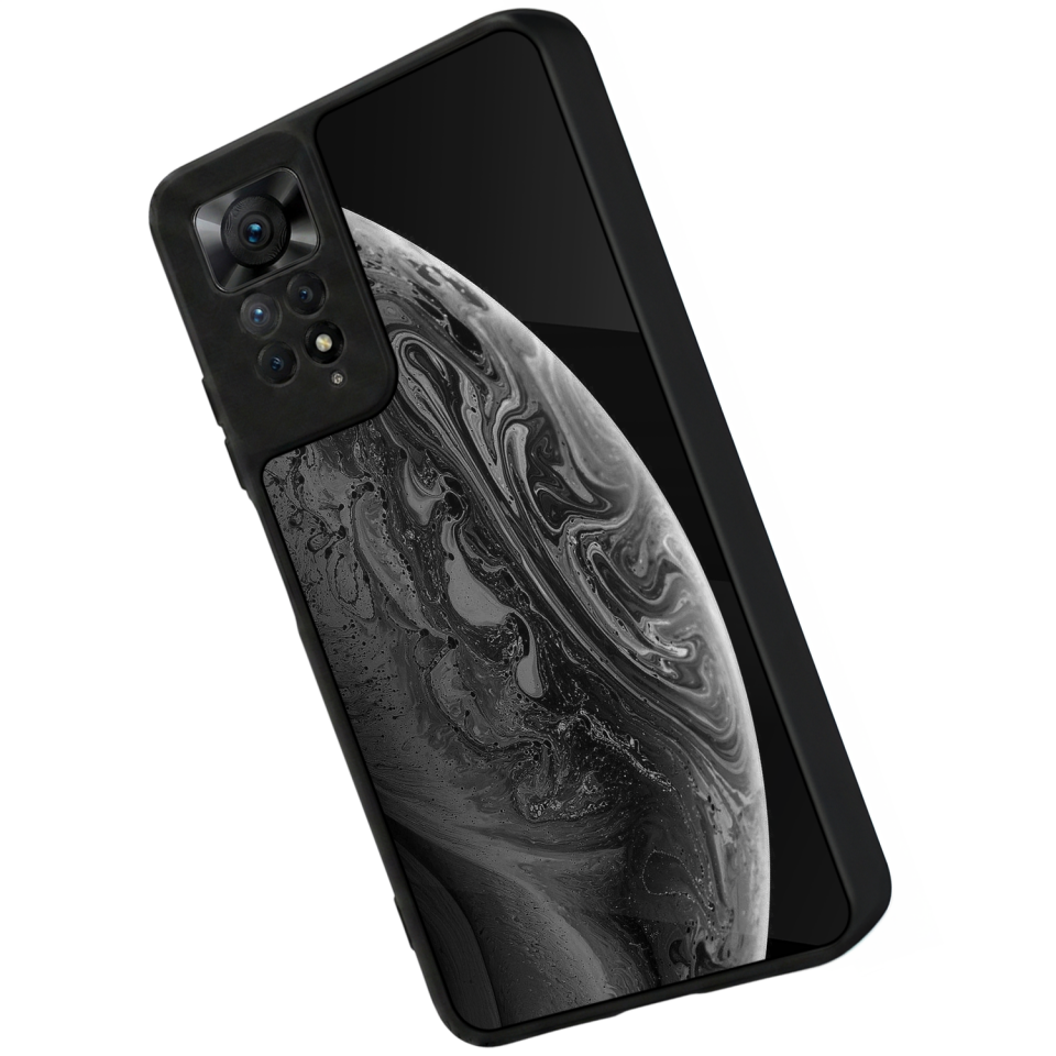 Xiaomi Redmi Note 11 Pro Uyumlu Ay Tasarımlı Glossy Premium Kılıf