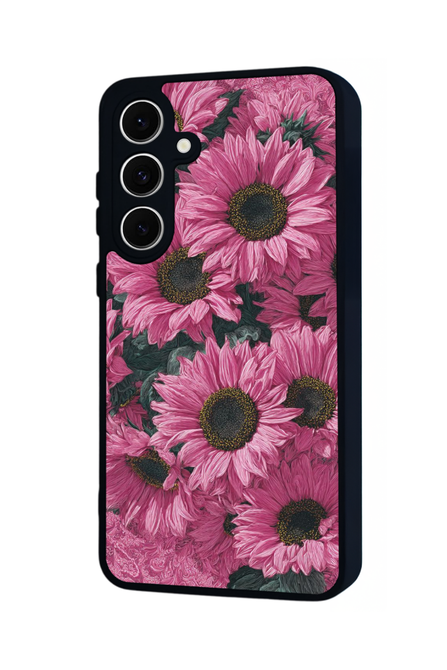 Samsung Galaxy A16 Uyumlu Cicek Tasarımlı Glossy Premium Kılıf