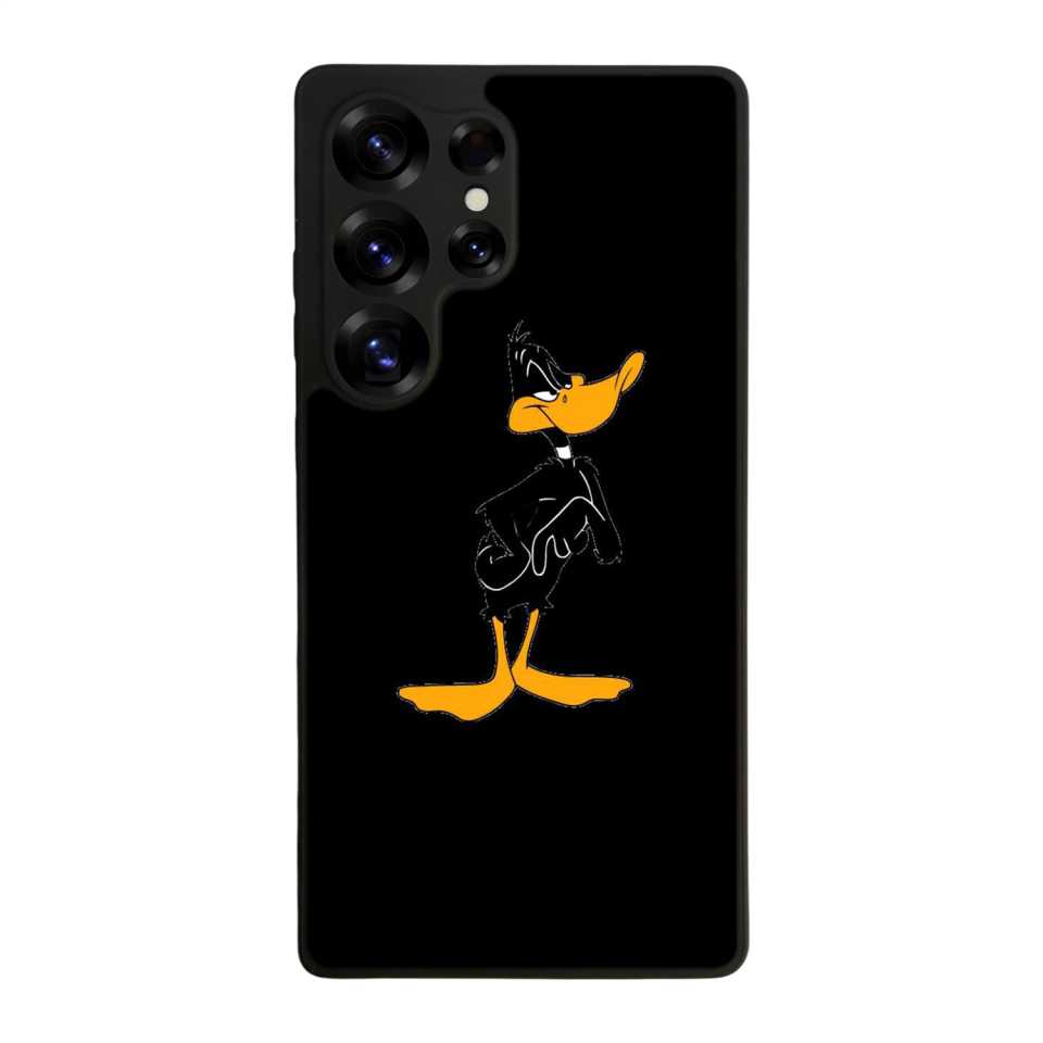 Samsung Galaxy S25 Ultra Uyumlu Daffy duck Tasarımlı Glossy Premium Kılıf