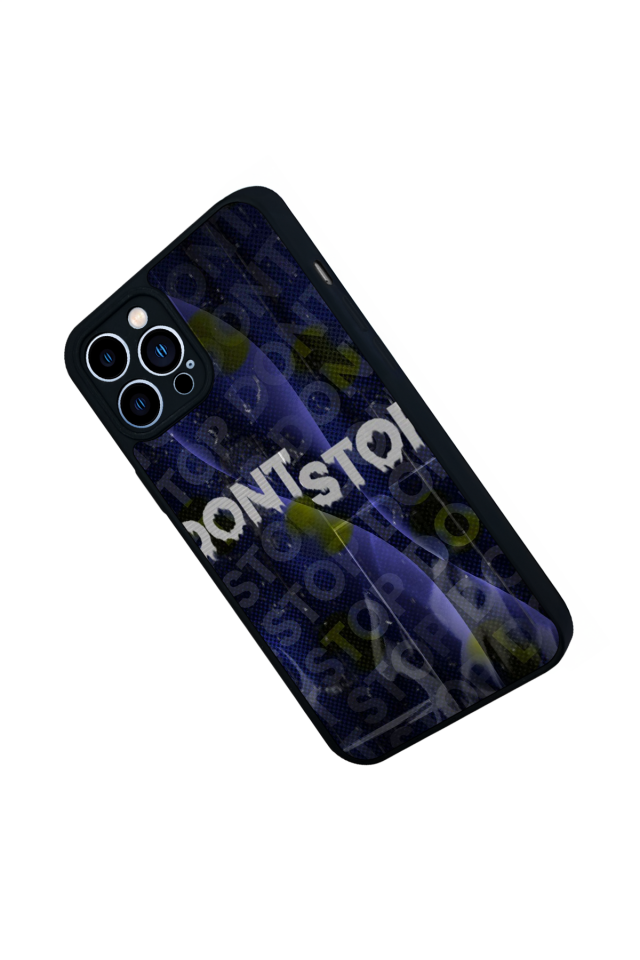 iPhone 12 Pro Max Uyumlu Dont Stop Tasarımlı Glossy Premium Kılıf