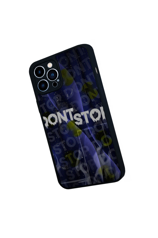 iPhone 12 Pro Max Uyumlu Dont Stop Tasarımlı Glossy Premium Kılıf