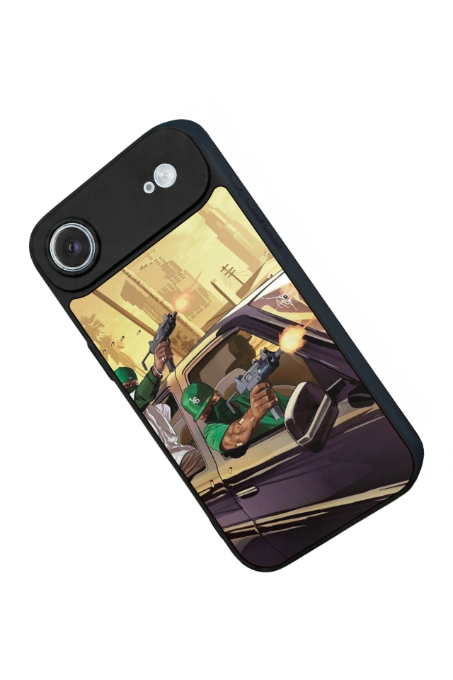 iPhone 17 Air Uyumlu GTA Tasarımlı Glossy Premium Kılıf