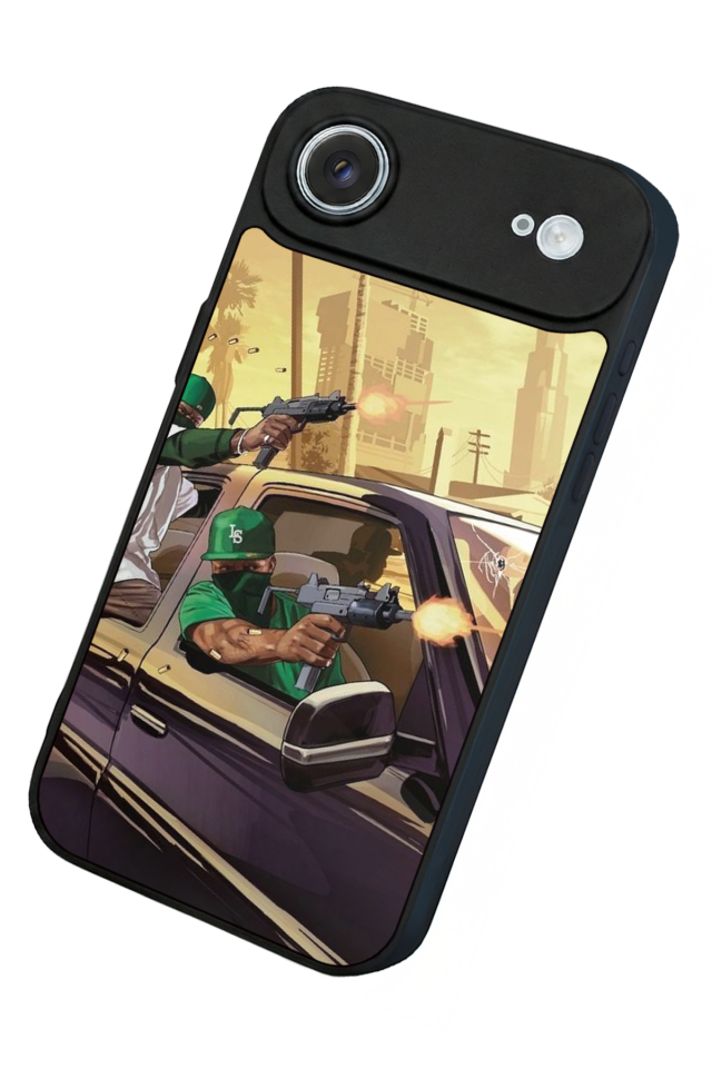 iPhone 17 Air Uyumlu GTA Tasarımlı Glossy Premium Kılıf