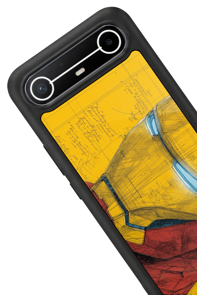 Tecno Spark Slim 5G Uyumlu  Iron Man ( Demir Adam ) Tasarımlı Glossy Premium Kılıf
