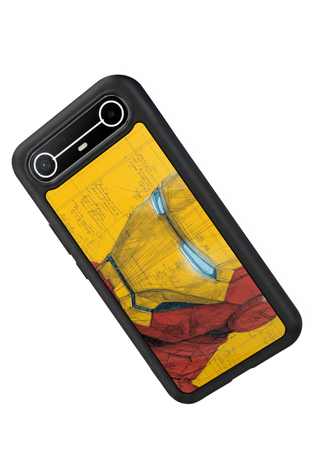 Tecno Spark Slim 5G Uyumlu  Iron Man ( Demir Adam ) Tasarımlı Glossy Premium Kılıf