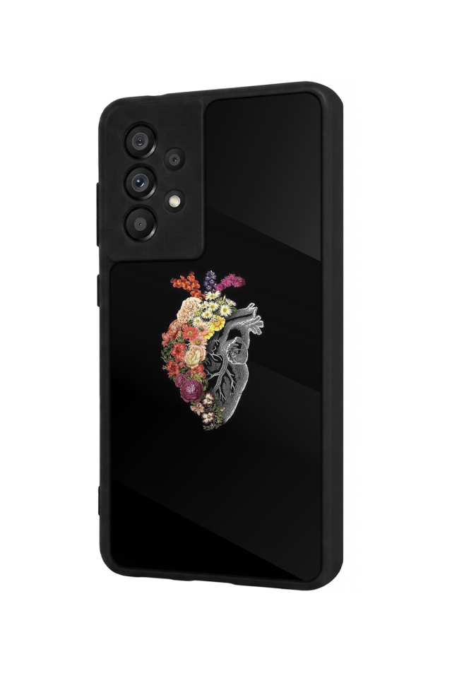 Samsung Galaxy A73 Uyumlu Kalp Love Tasarımlı Glossy Premium Kılıf