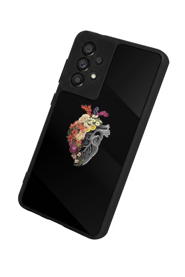 Samsung Galaxy A73 Uyumlu Kalp Love Tasarımlı Glossy Premium Kılıf