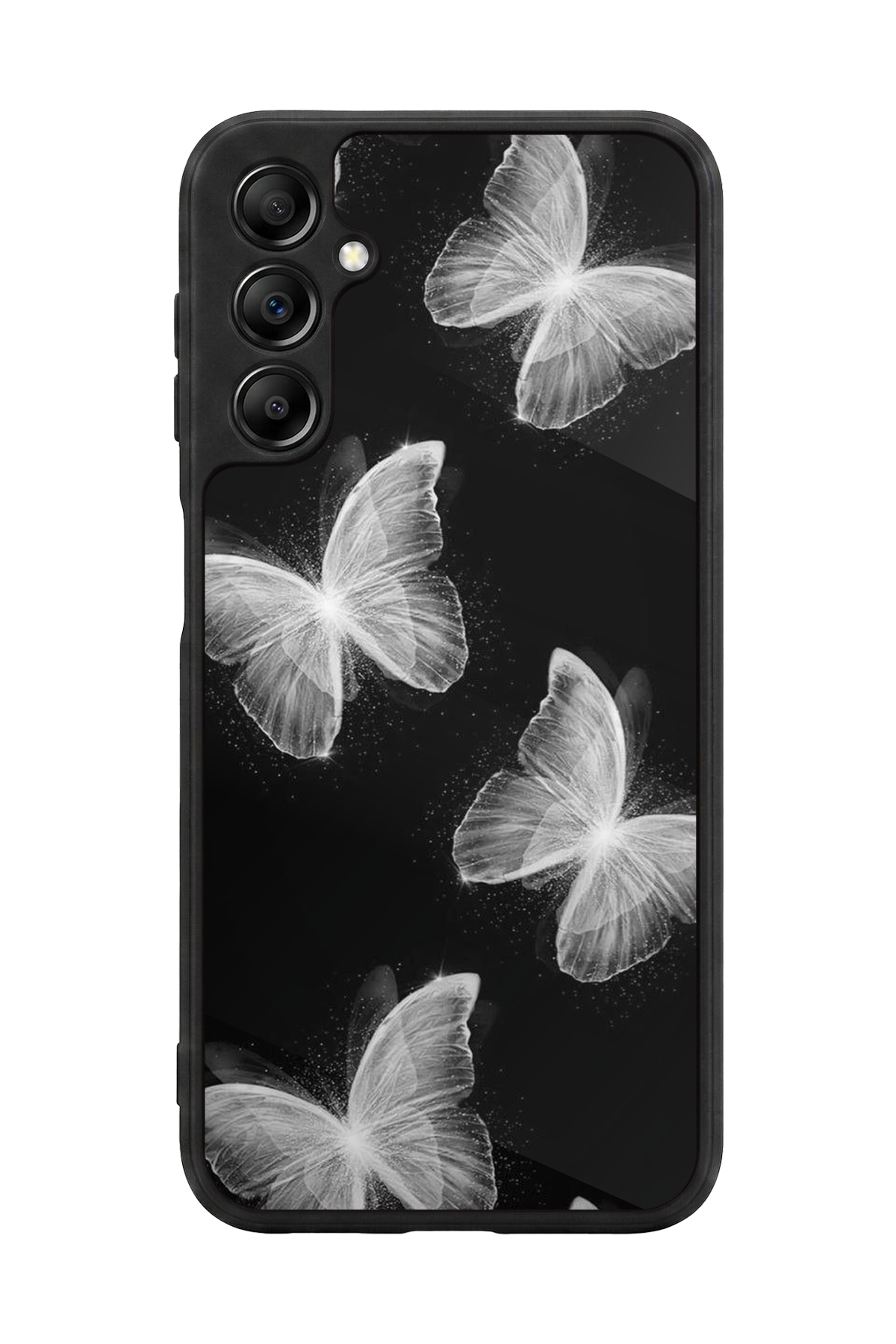 Samsung Galaxy A14 Uyumlu Kelebek Tasarımlı Glossy Premium Kılıf