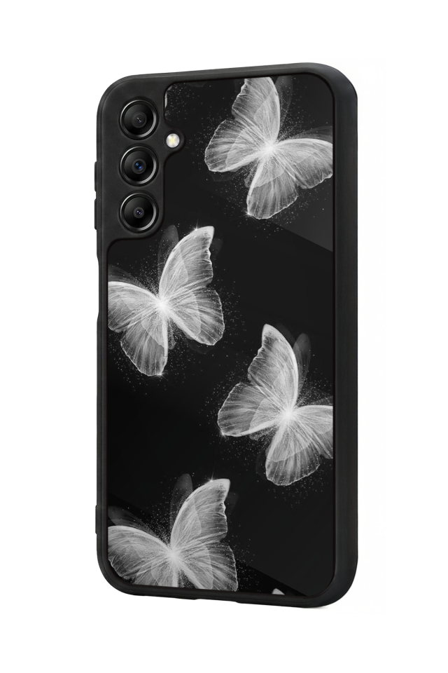 Samsung Galaxy A14 Uyumlu Kelebek Tasarımlı Glossy Premium Kılıf