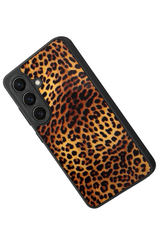 Samsung Galaxy S26 Uyumlu Leopar Tasarımlı Glossy Premium Kılıf