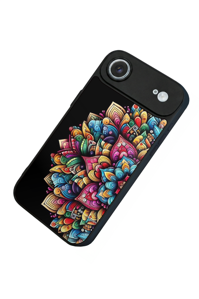 iPhone 17 Air Uyumlu Mandala Tasarımlı Glossy Premium Kılıf