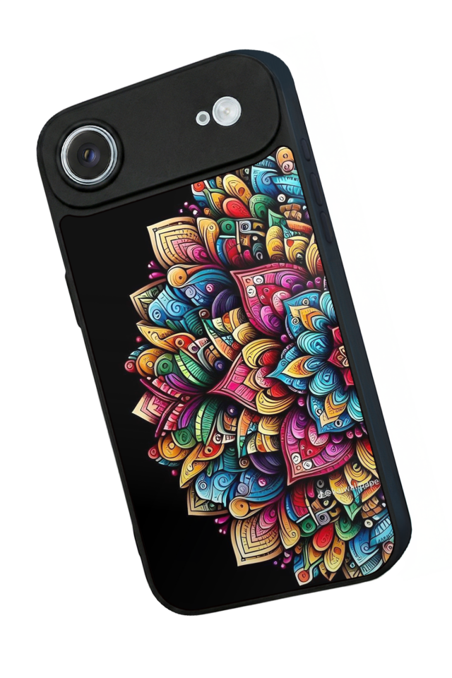 iPhone 17 Air Uyumlu Mandala Tasarımlı Glossy Premium Kılıf