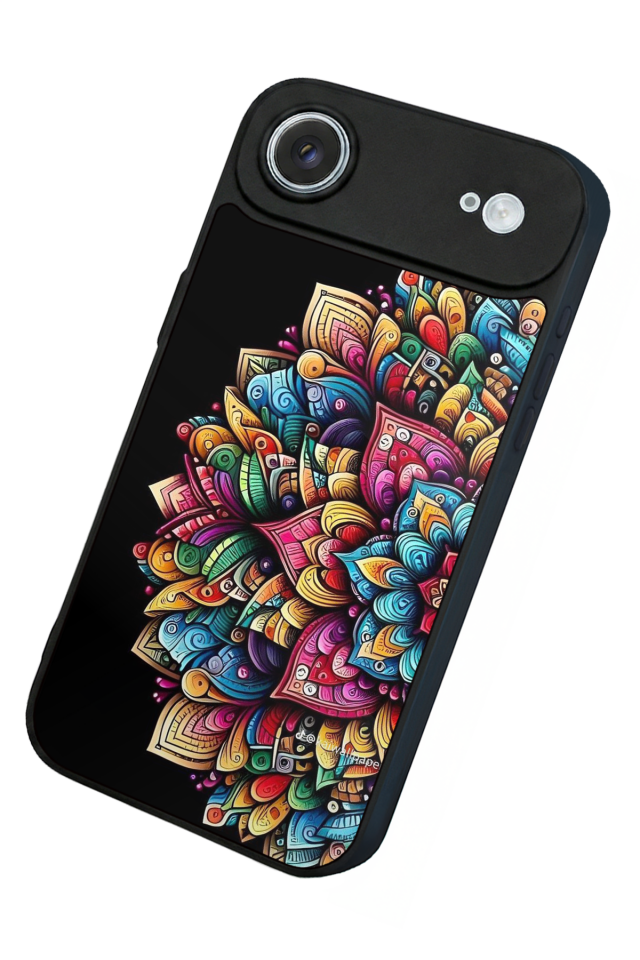 iPhone 17 Air Uyumlu Mandala Tasarımlı Glossy Premium Kılıf