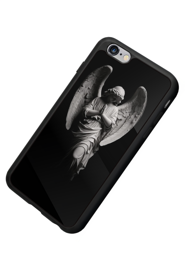 iPhone 6s Plus Uyumlu Melek Tasarımlı Glossy Premium Kılıf