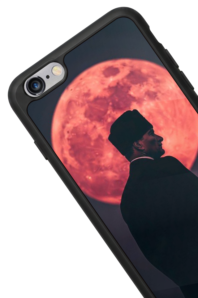 iPhone 6 Plus Uyumlu Mustafa Kemal Ataturk Tasarımlı Glossy Premium Kılıf