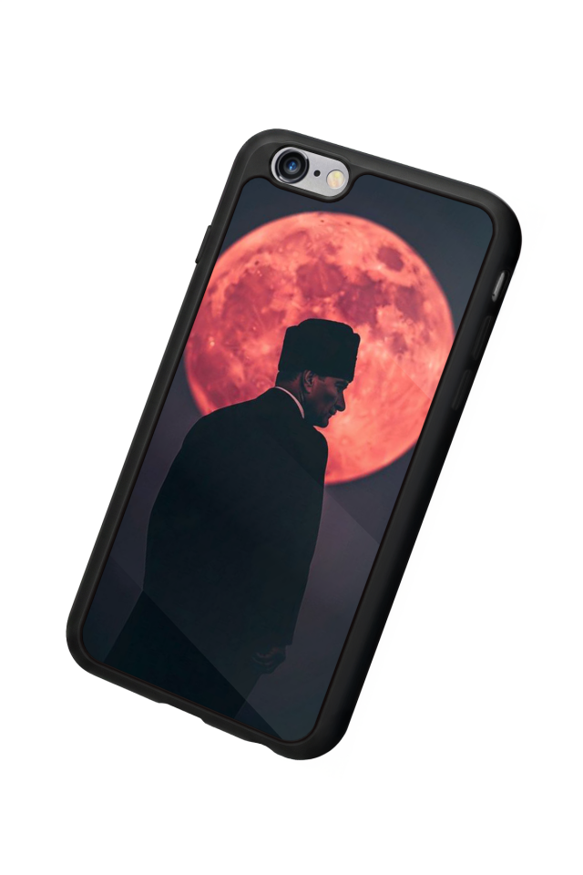 iPhone 6 Plus Uyumlu Mustafa Kemal Ataturk Tasarımlı Glossy Premium Kılıf
