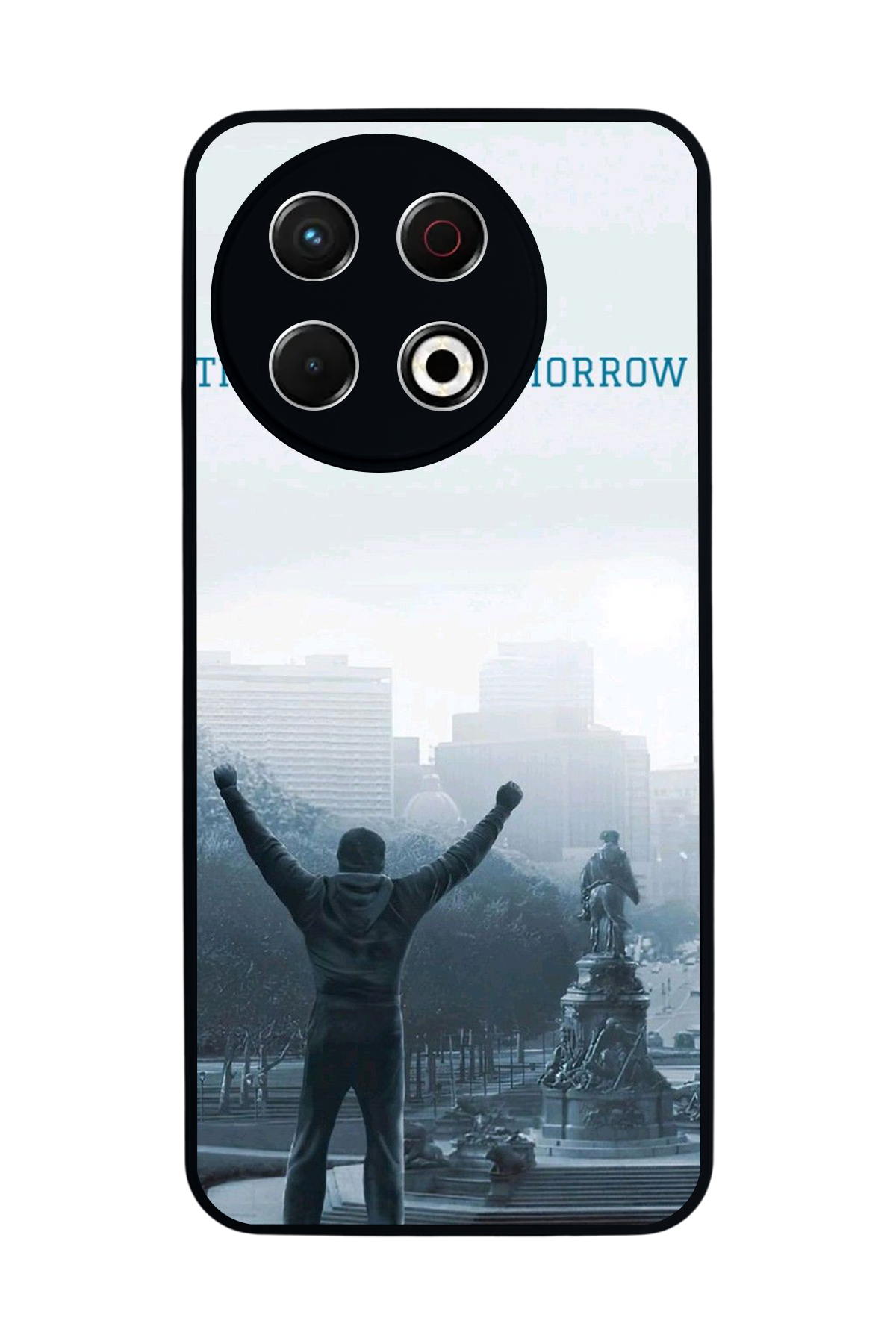 Tecno Spark 30 Pro Uyumlu Rocky Tasarımlı Glossy Premium Kılıf