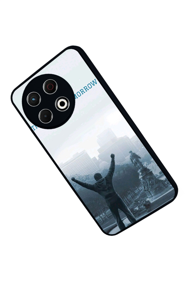 Tecno Spark 30 Pro Uyumlu Rocky Tasarımlı Glossy Premium Kılıf