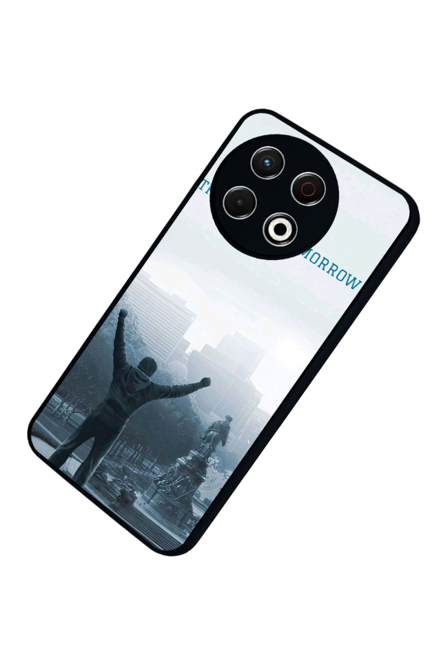 Tecno Spark 30 Pro Uyumlu Rocky Tasarımlı Glossy Premium Kılıf