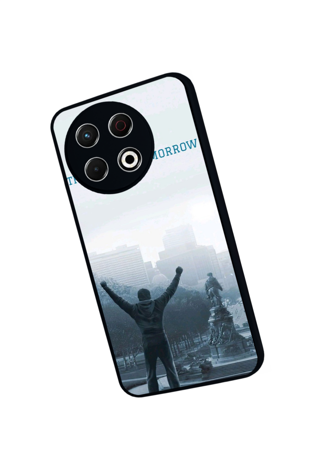 Tecno Spark 30 Pro Uyumlu Rocky Tasarımlı Glossy Premium Kılıf