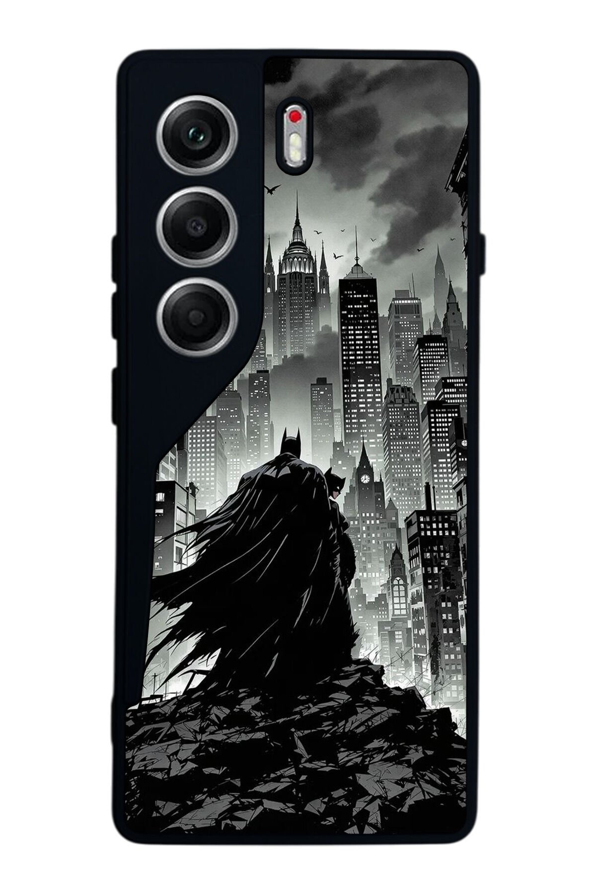 Tecno Camon 40 Uyumlu Batman Tasarımlı Glossy Premium Kılıf