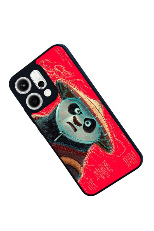 Oppo Reno 14 Uyumlu Kung Fu Panda Tasarımlı Glossy Premium Kılıf