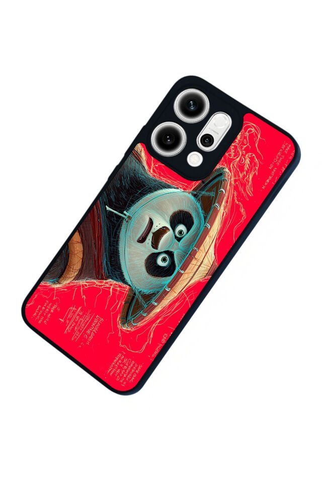 Oppo Reno 14 Uyumlu Kung Fu Panda Tasarımlı Glossy Premium Kılıf