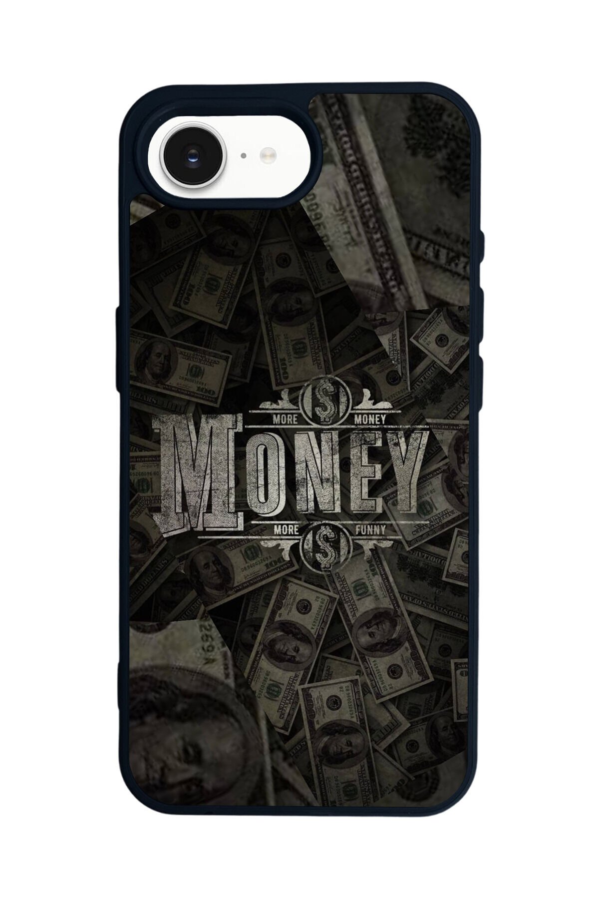 iPhone 16E Uyumlu Money Para Tasarımlı Glossy Premium Kılıf
